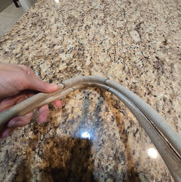 Coach Hampton Off White Leather Carryall Satchel Purse Handbag 10529 - Picture 7 of 16